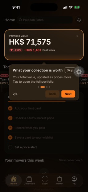What your collection is worth dark