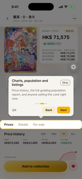 Charts, population and listings light