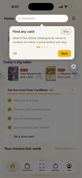 Find any card light